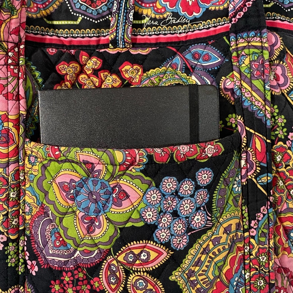 Vera Bradley RETIRED Persian Paisley Tote - Picture 5 of 10